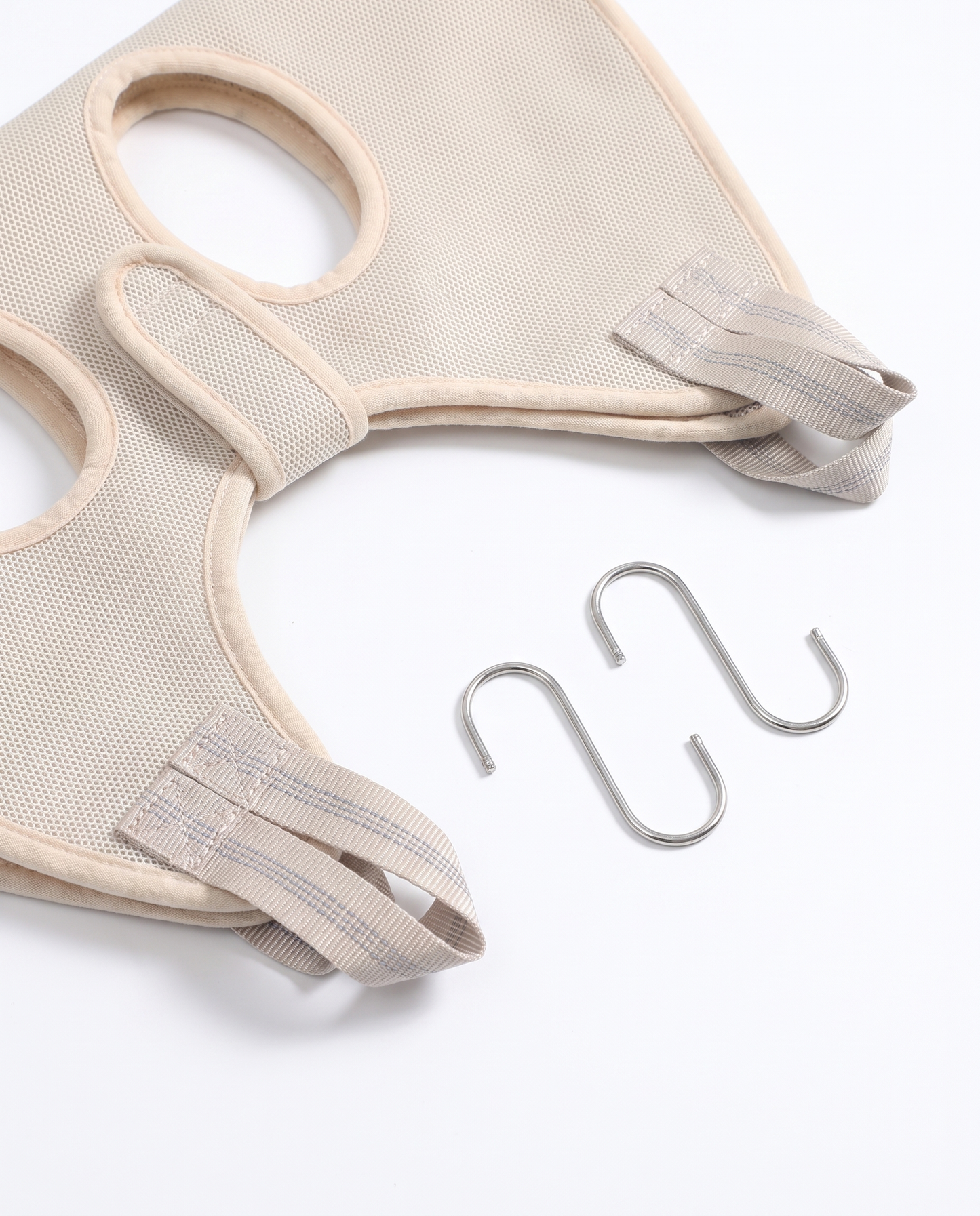 Paws-off-the-Floor Beige Pet Grooming Hammock