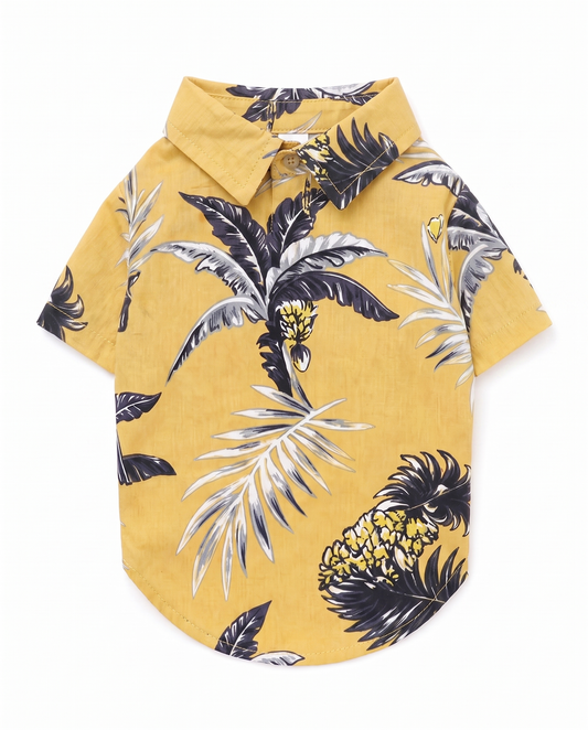 Golden Island Palm Pet Shirt