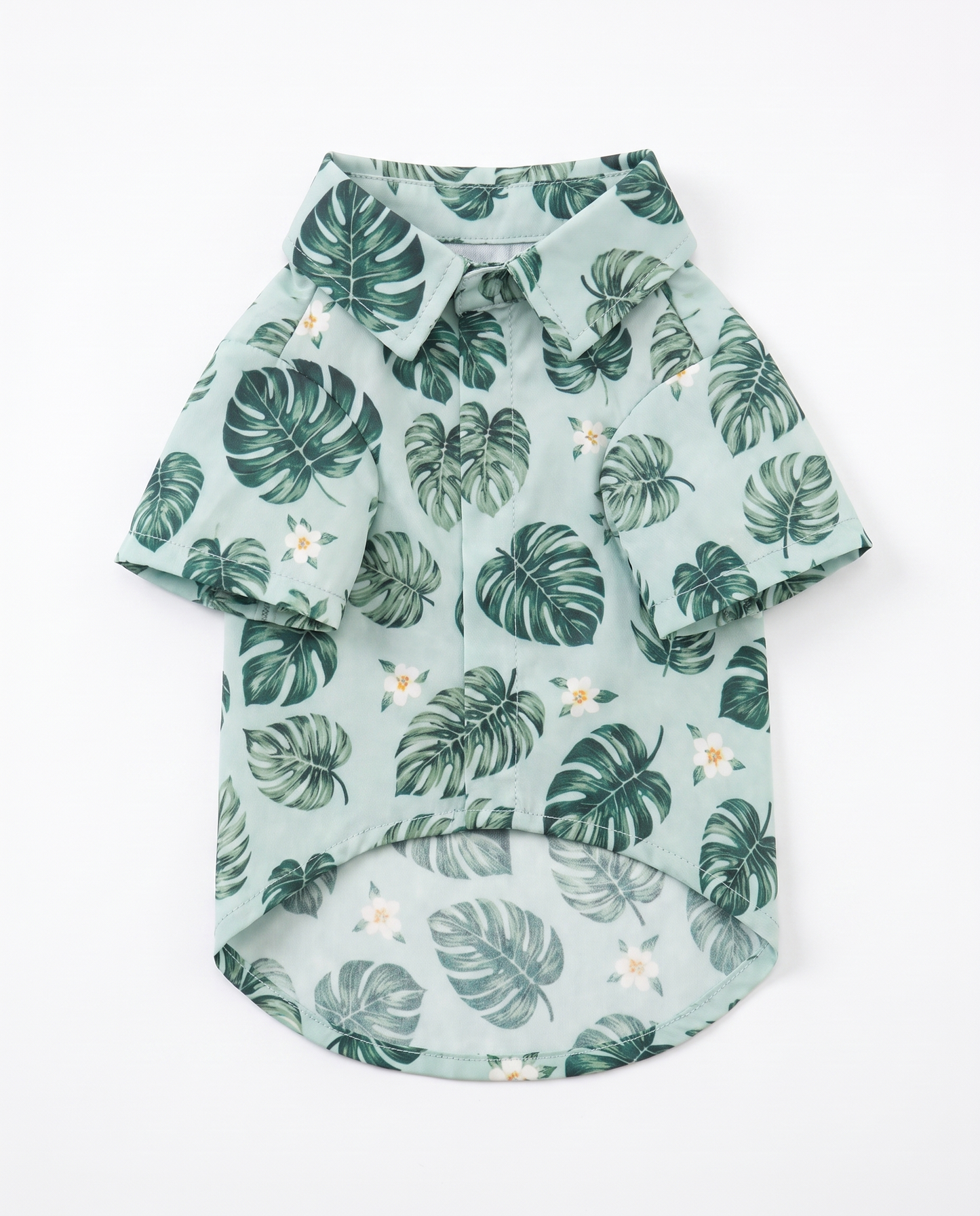 Tropical Monstera Pet Hawaiian Shirt