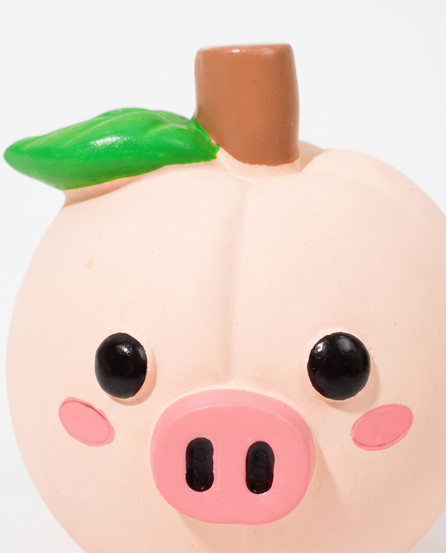 Peaches Piggy Squish Rubber Dog Toy