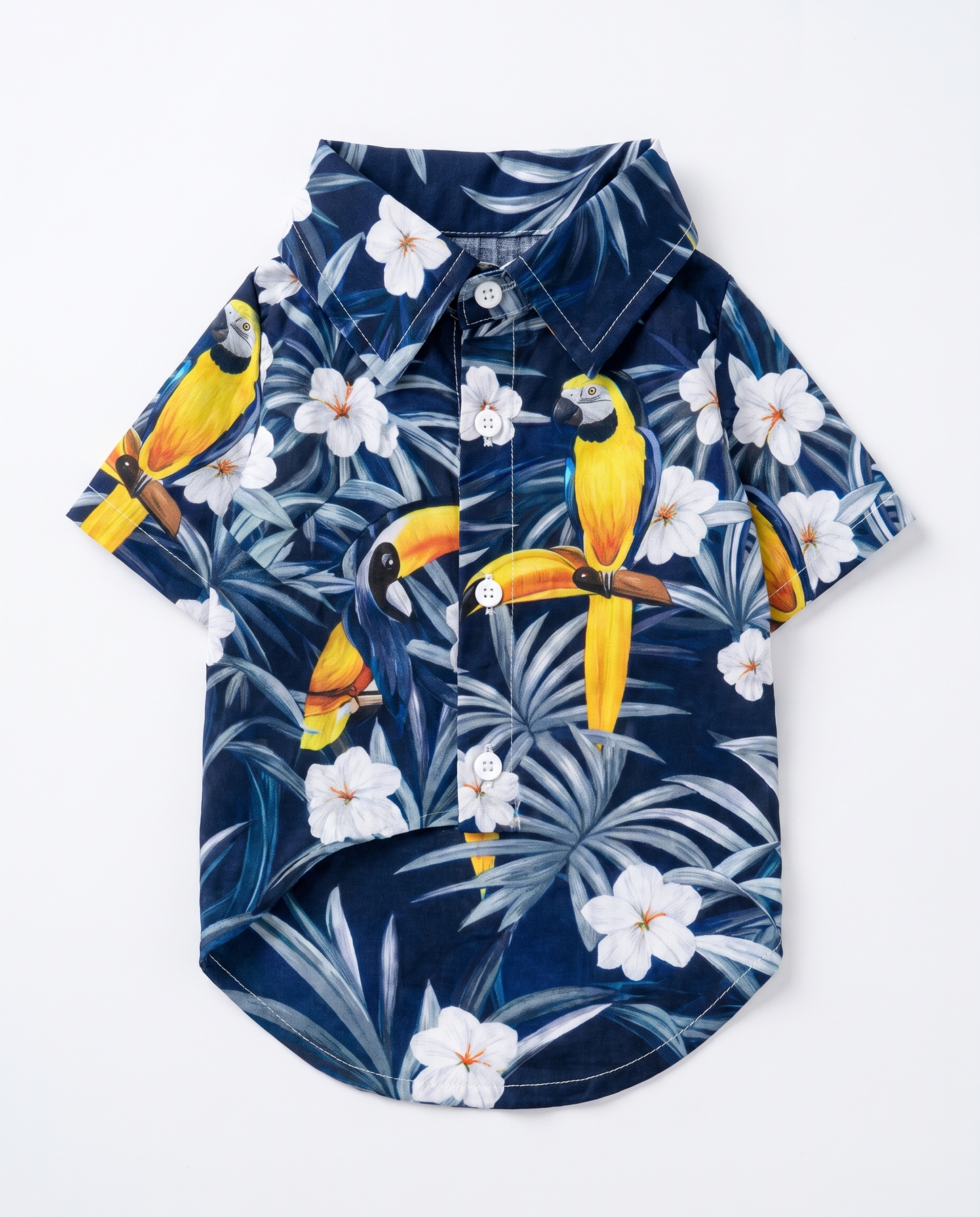 Midnight Paradise Tropical Pet Shirt