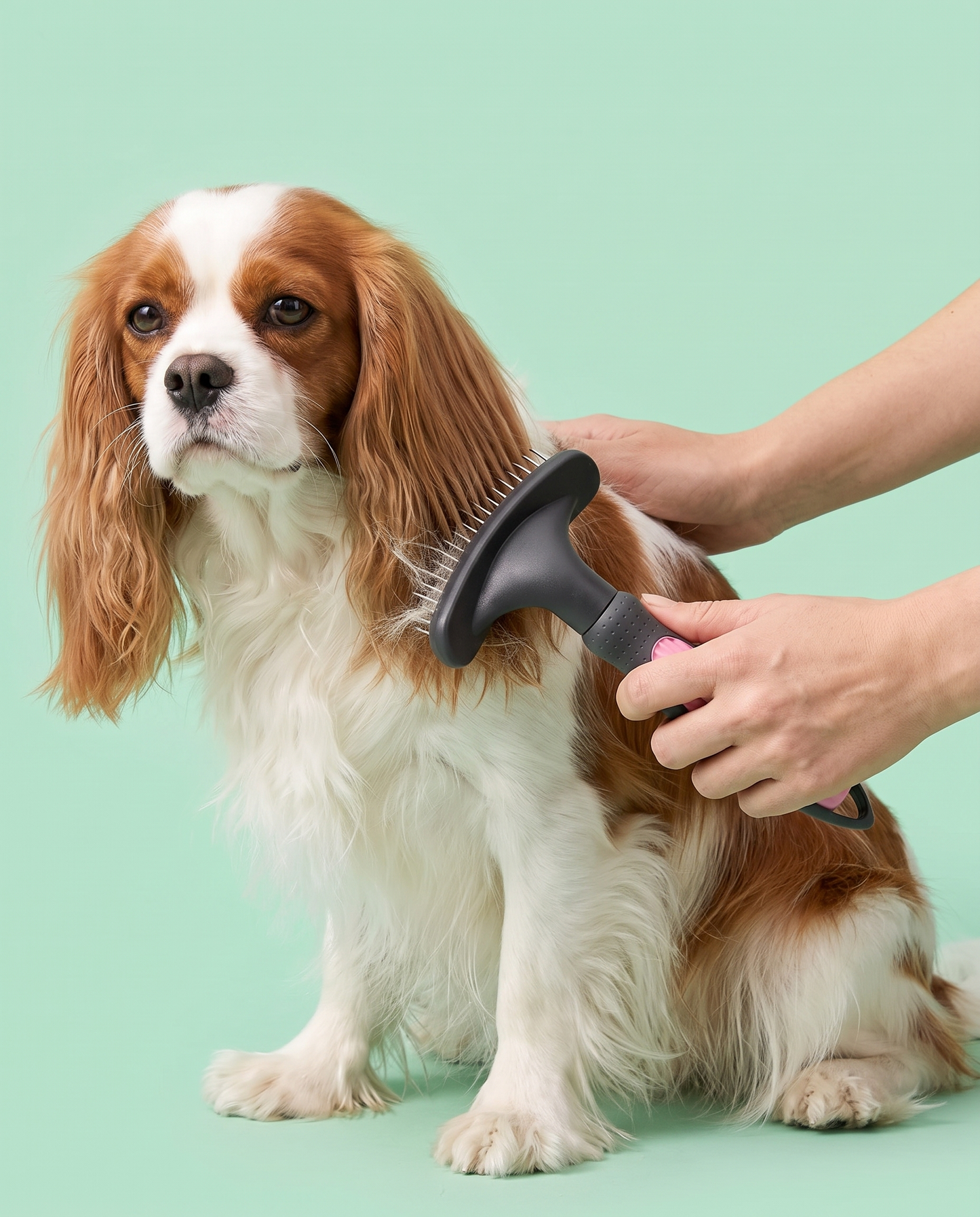 Tangle-Tamer Double-Row Pet Undercoat Rake