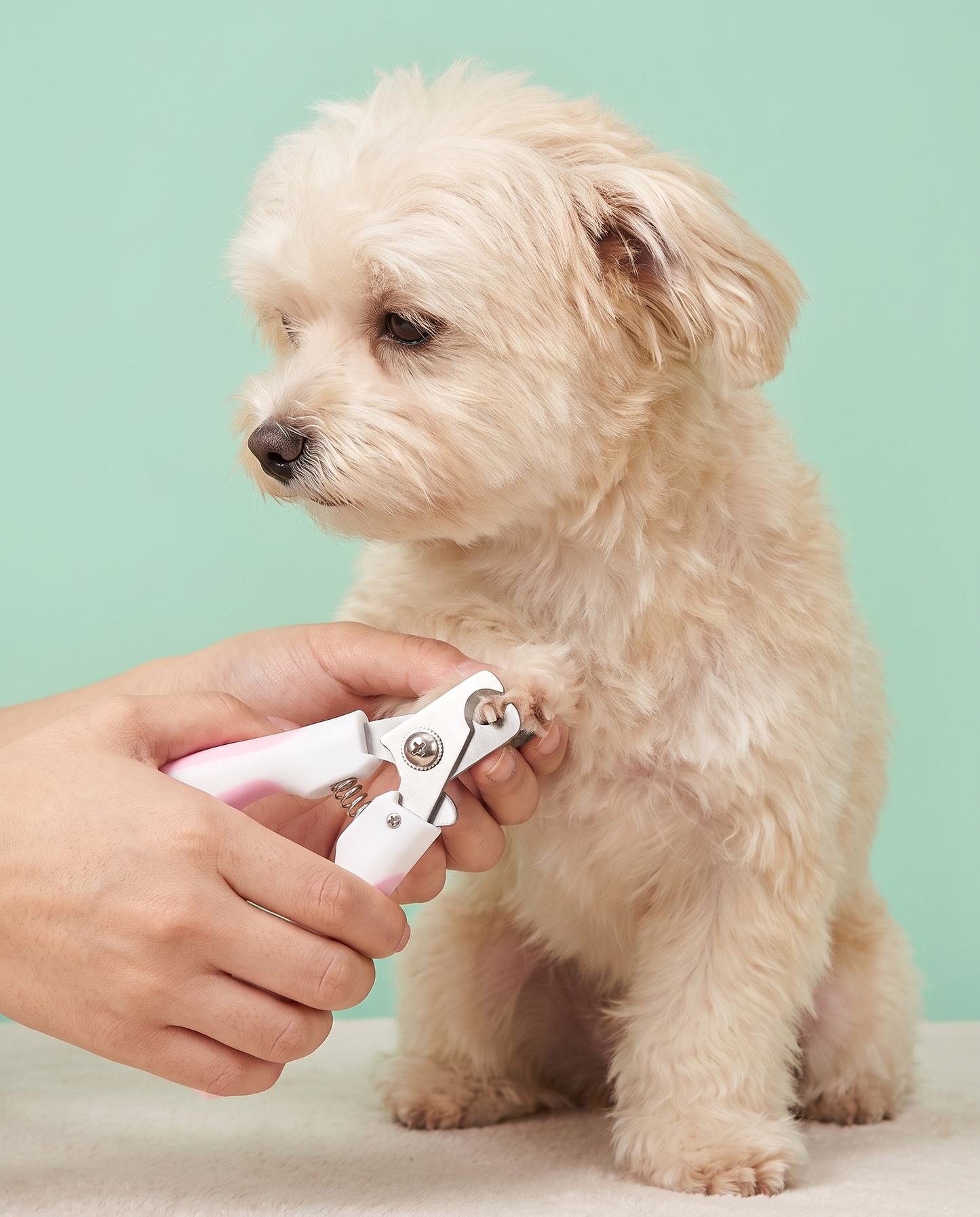 Pretty-in-Pink Pet Nail Clipper & File Set