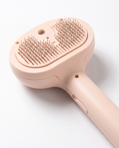 Vapor-Glow Self-Cleaning Misting Slicker Brush