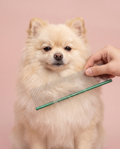 Silky-Smooth Dual-Length Pet Grooming Comb