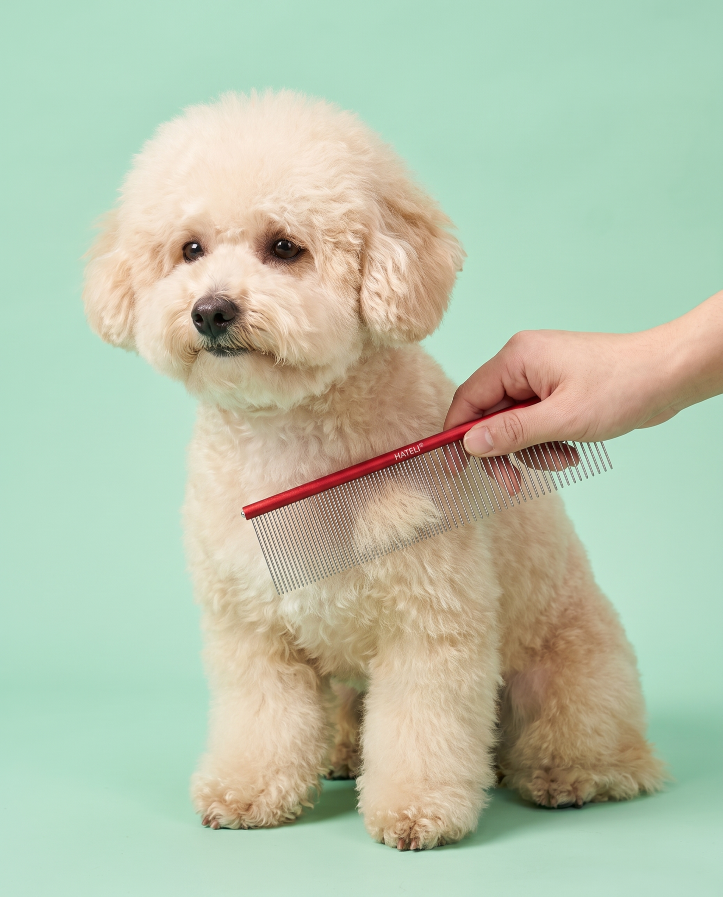 Silky-Smooth Dual-Length Pet Grooming Comb