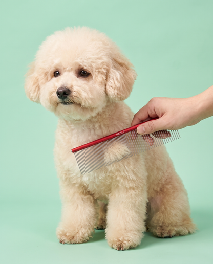 Silky-Smooth Dual-Length Pet Grooming Comb