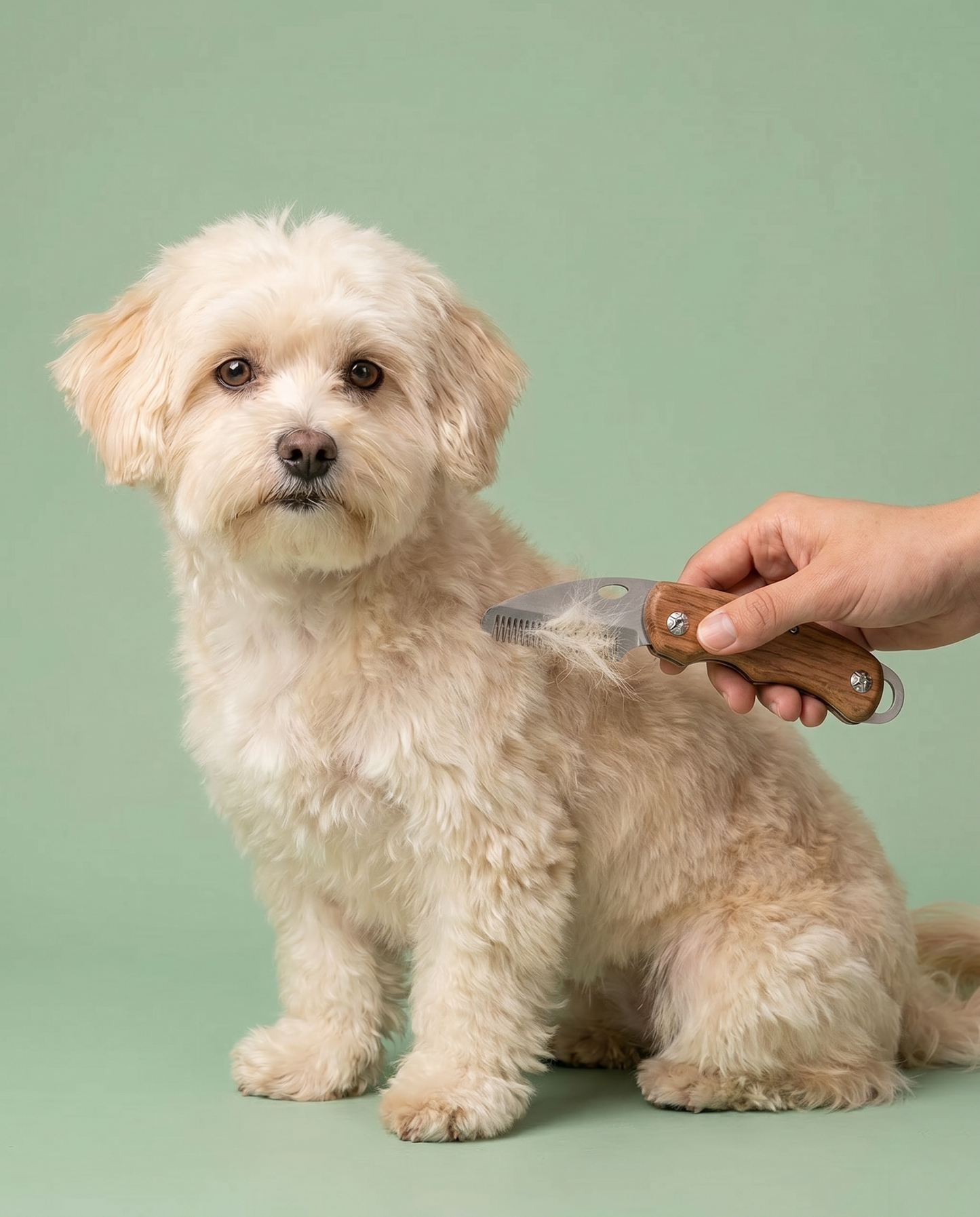 Cloud-Nine Self-Cleaning Pet Slicker Brush