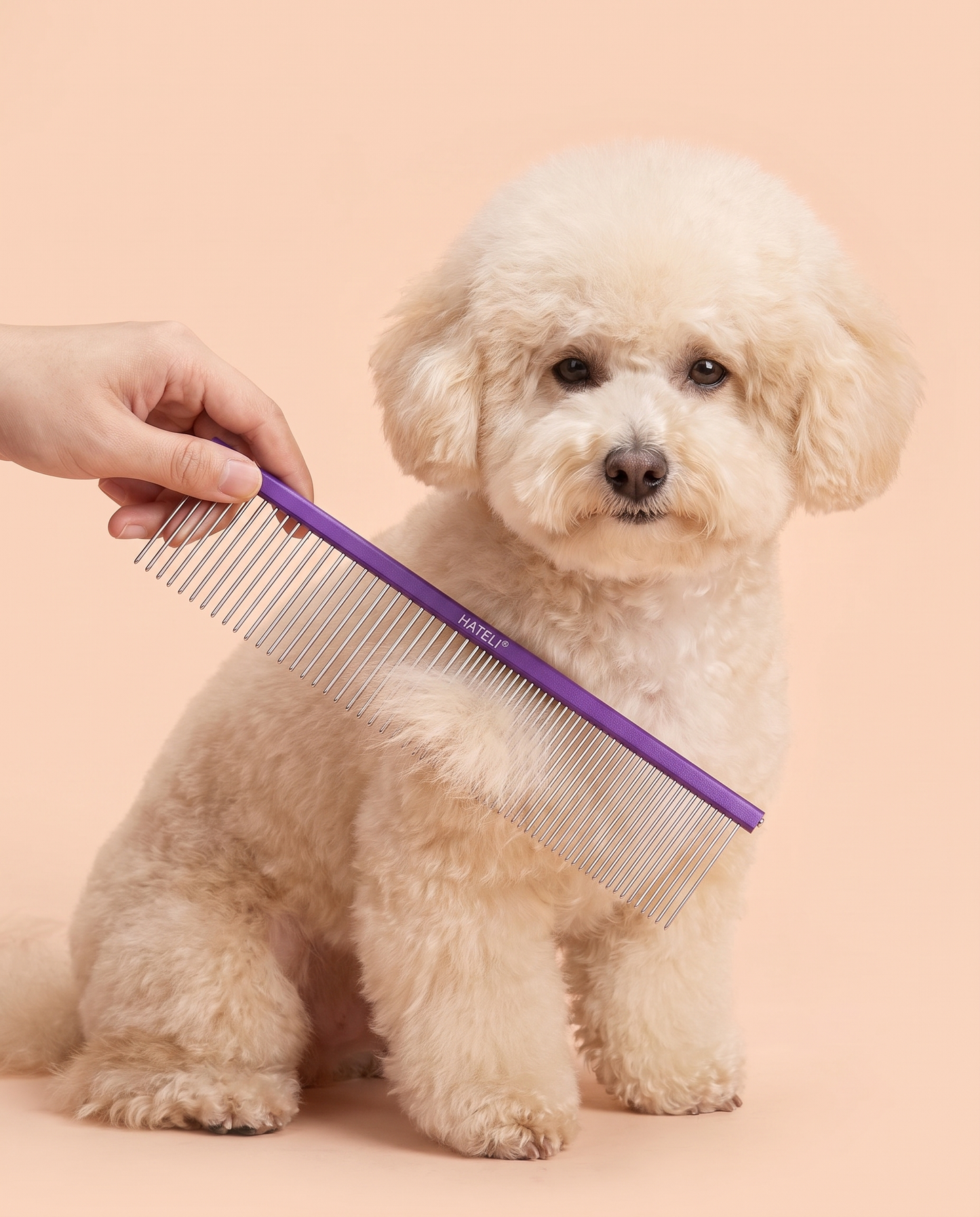 Silky-Smooth Dual-Length Pet Grooming Comb