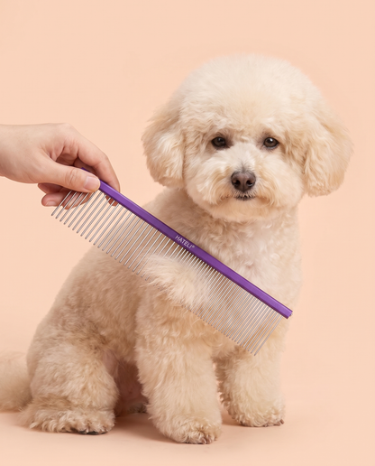 Silky-Smooth Dual-Length Pet Grooming Comb