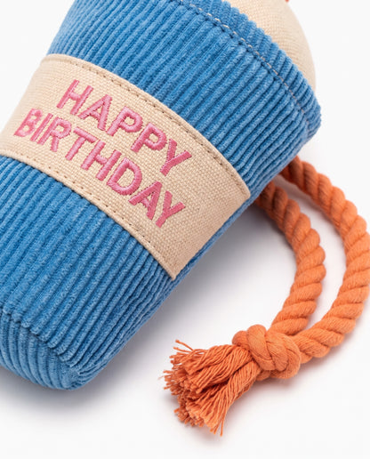 Sweet Celebration Birthday Milkshake Plush Dog Toy