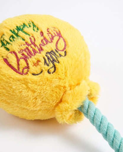Pawsome Birthday Balloon Bouquet Plush Dog Toy