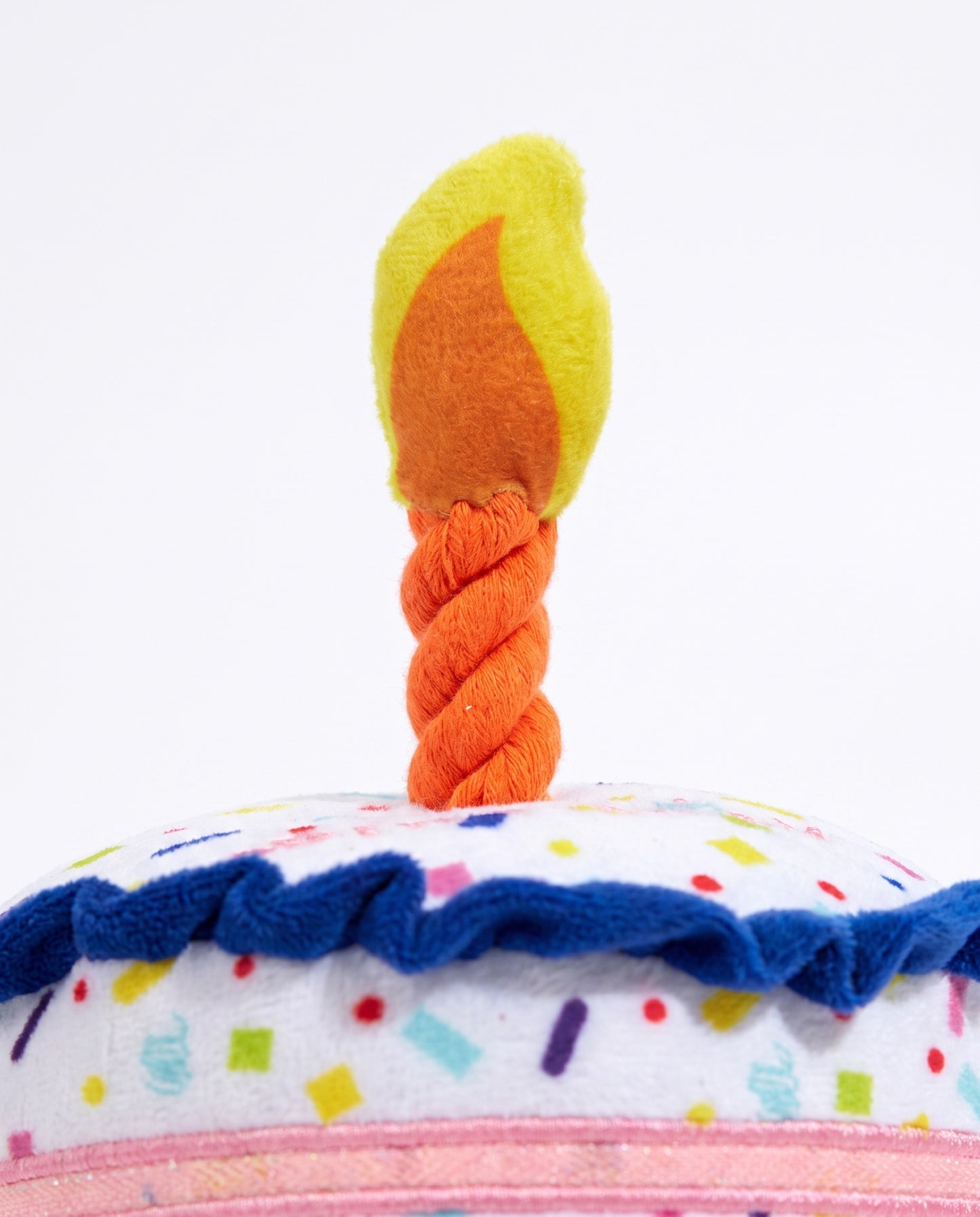 Slice of Heaven Birthday Cake Plush Dog Toy