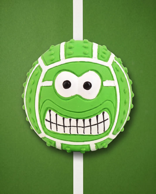 Grinning Goalie Pup Ball