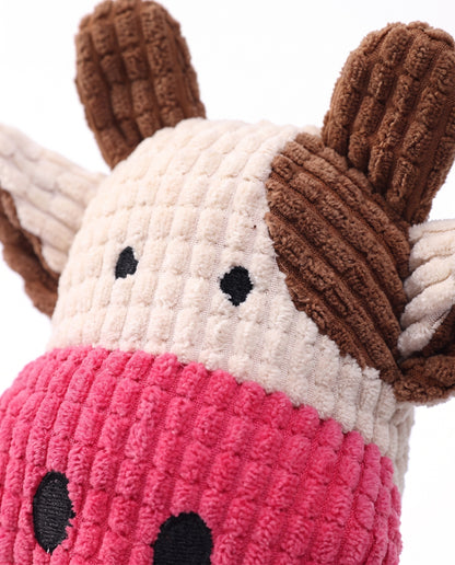 Moo Moo Cow Plush Dog Toy