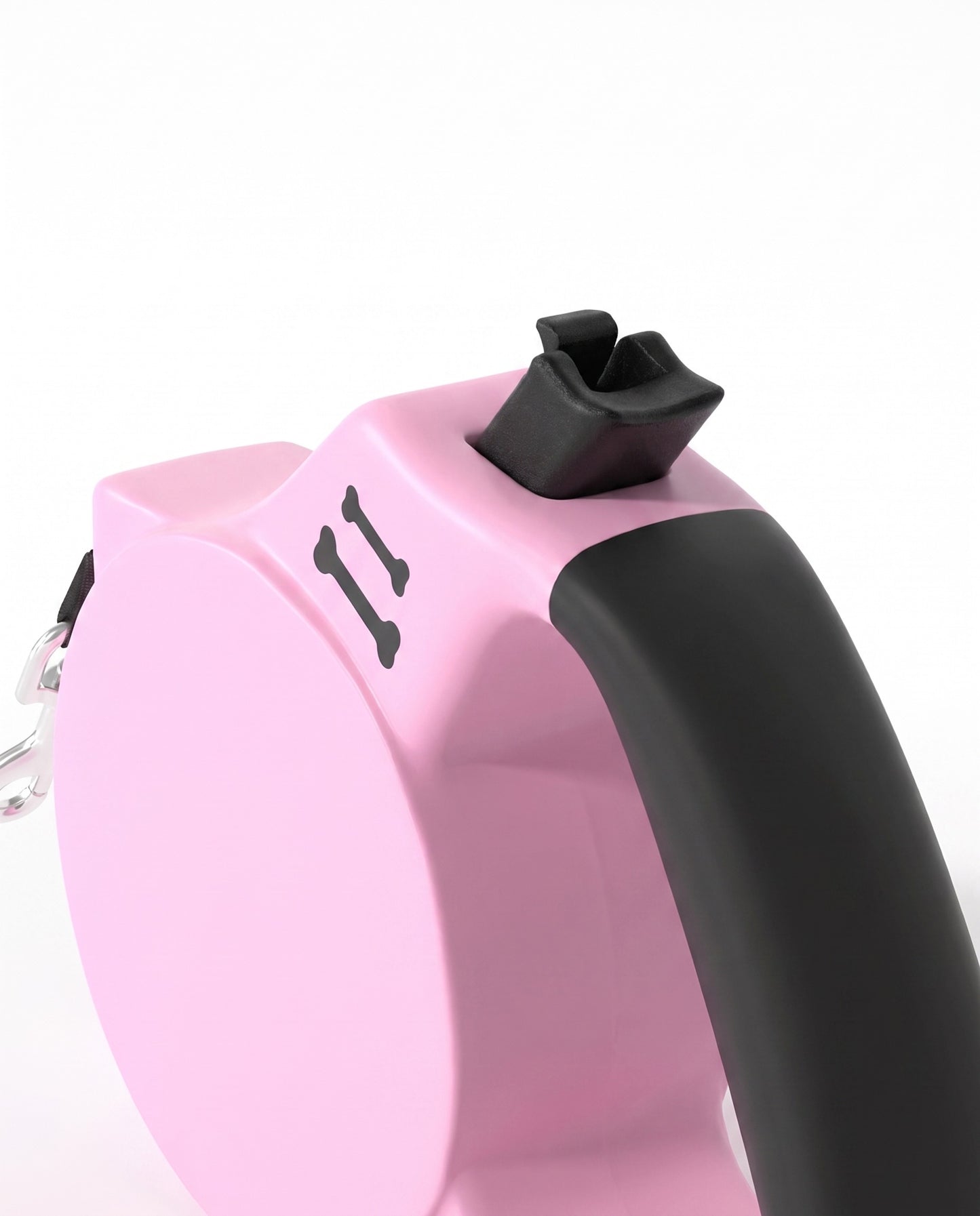 Bubblegum Pink Retractable Dog Leash