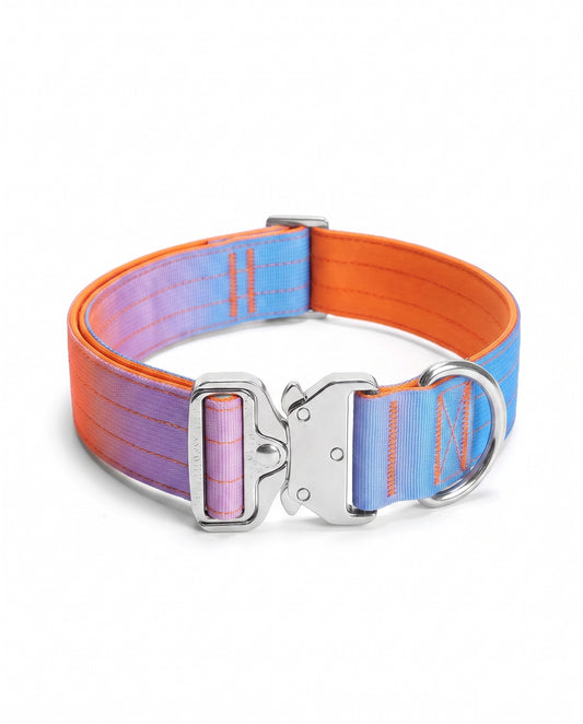 Sunset Dreamer Gradient Tactical Dog Collar
