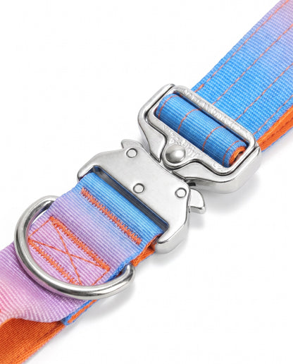 Sunset Dreamer Gradient Tactical Dog Collar