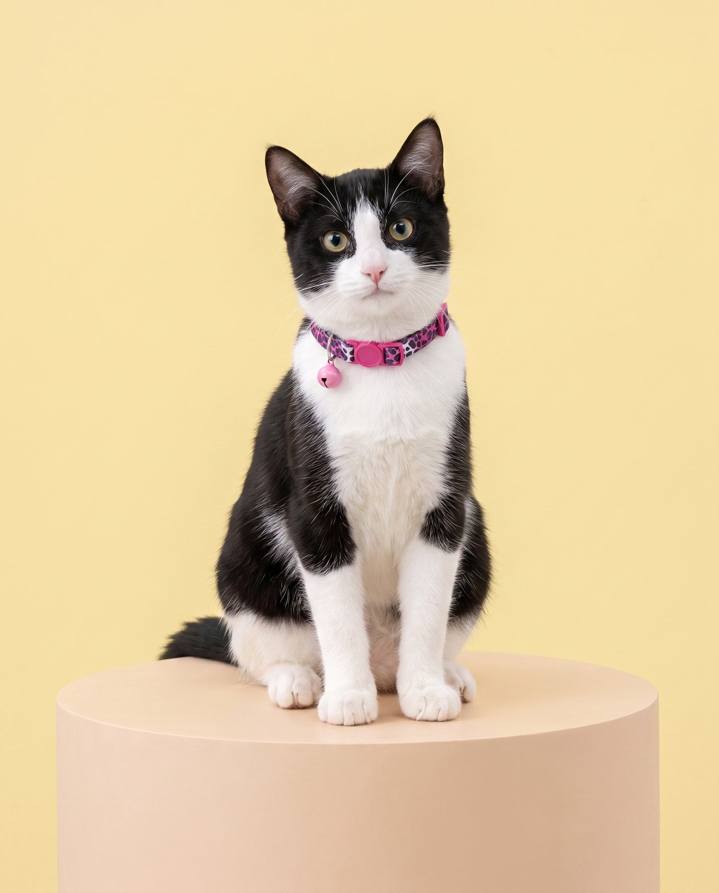 Wild Berry Leopard Cat Collar