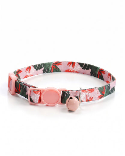 Tropical Paradise Floral Cat Collar