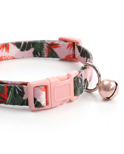 Tropical Paradise Floral Cat Collar