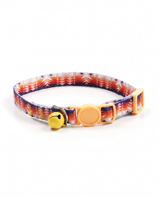 Desert Sunset Geometric Cat Collar