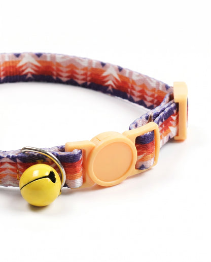 Desert Sunset Geometric Cat Collar