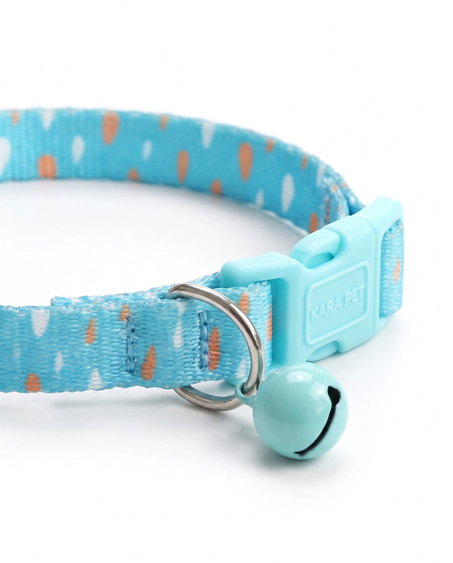 Spring Showers Blue Cat Collar