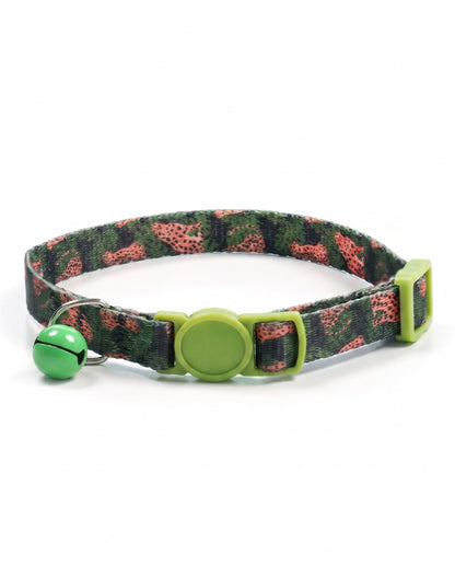 Jungle Camo Cheetah Cat Collar