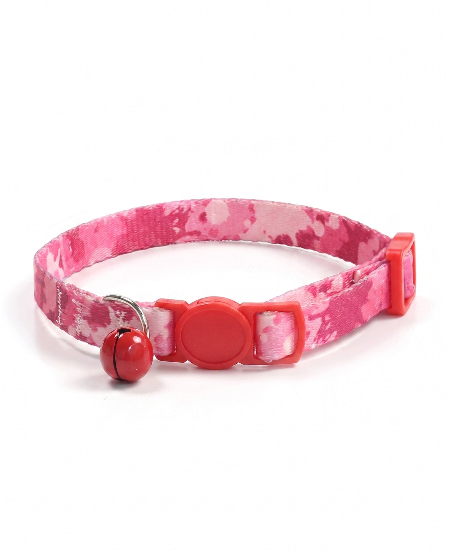 Pink Watercolors Cat Collar