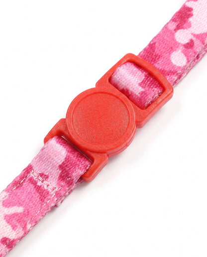 Pink Watercolors Cat Collar