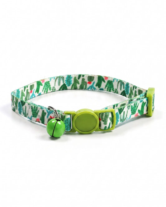 Desert Bloom Cactus Cat Collar