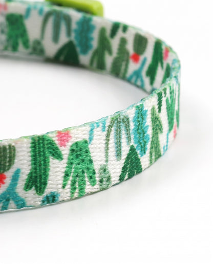 Desert Bloom Cactus Cat Collar
