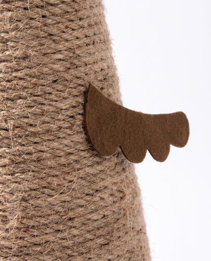 Funny Chicken Sisal Cat Scratching Post with Interactive Design