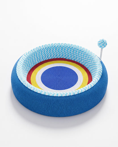 Sky Blue Rainbow Scratch Bowl