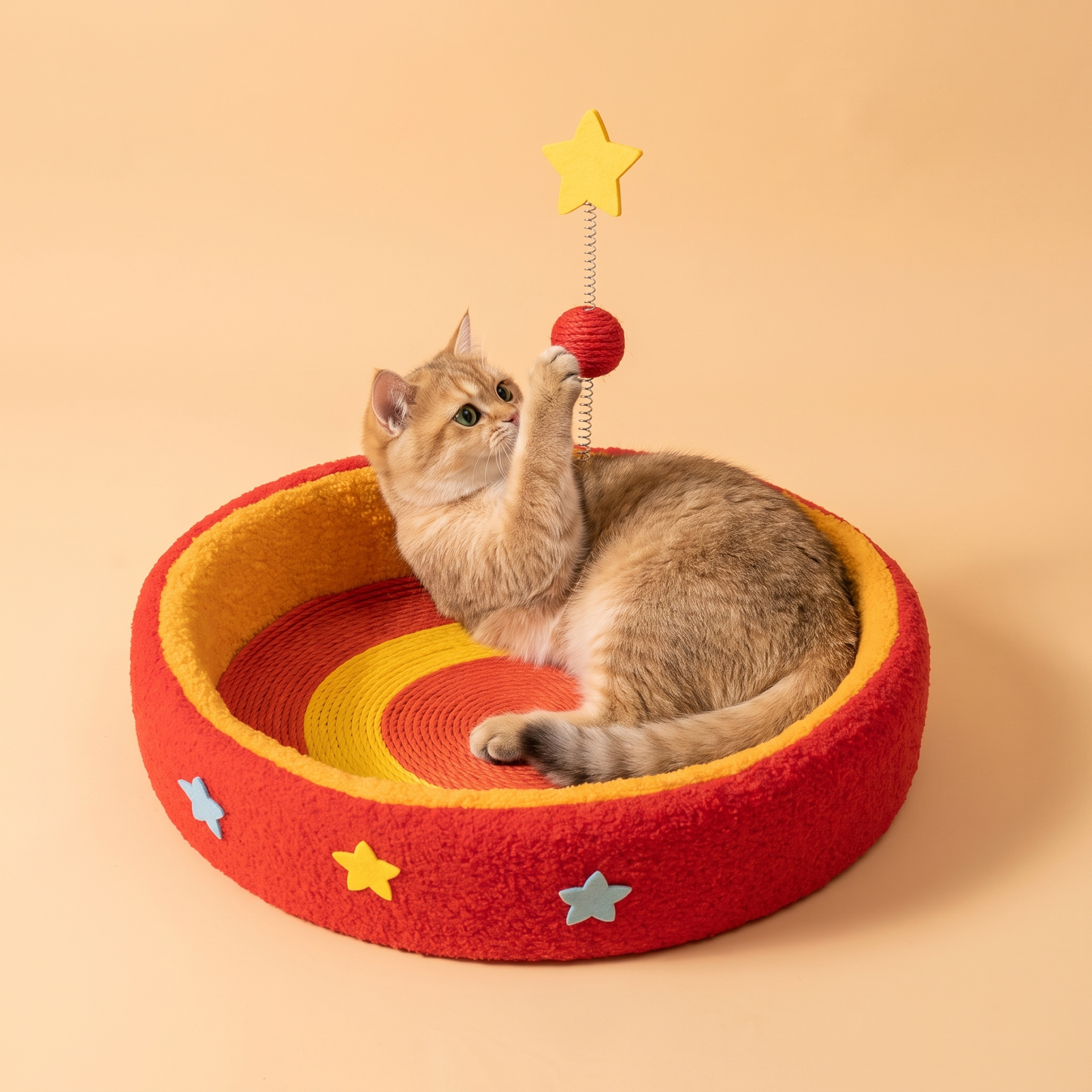 Starry Snuggle Scratch Bed