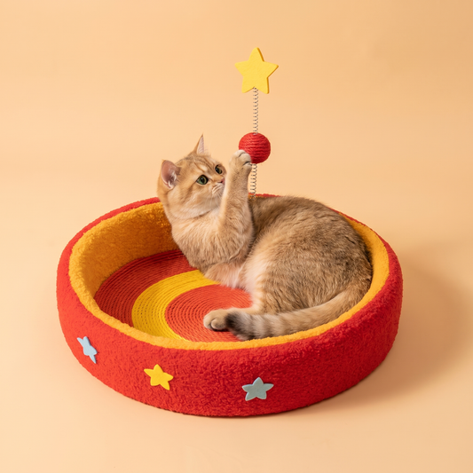 Starry Snuggle Scratch Bed