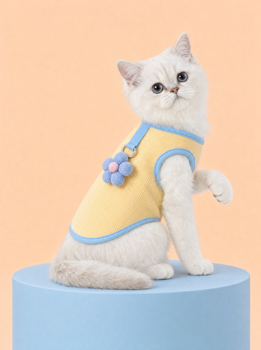 Lemon Blueberry Daisy Harness Vest