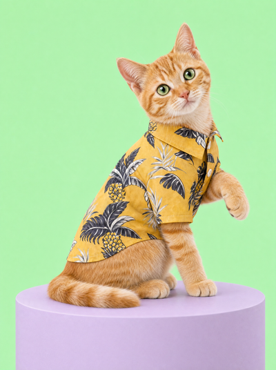 Golden Island Palm Pet Shirt