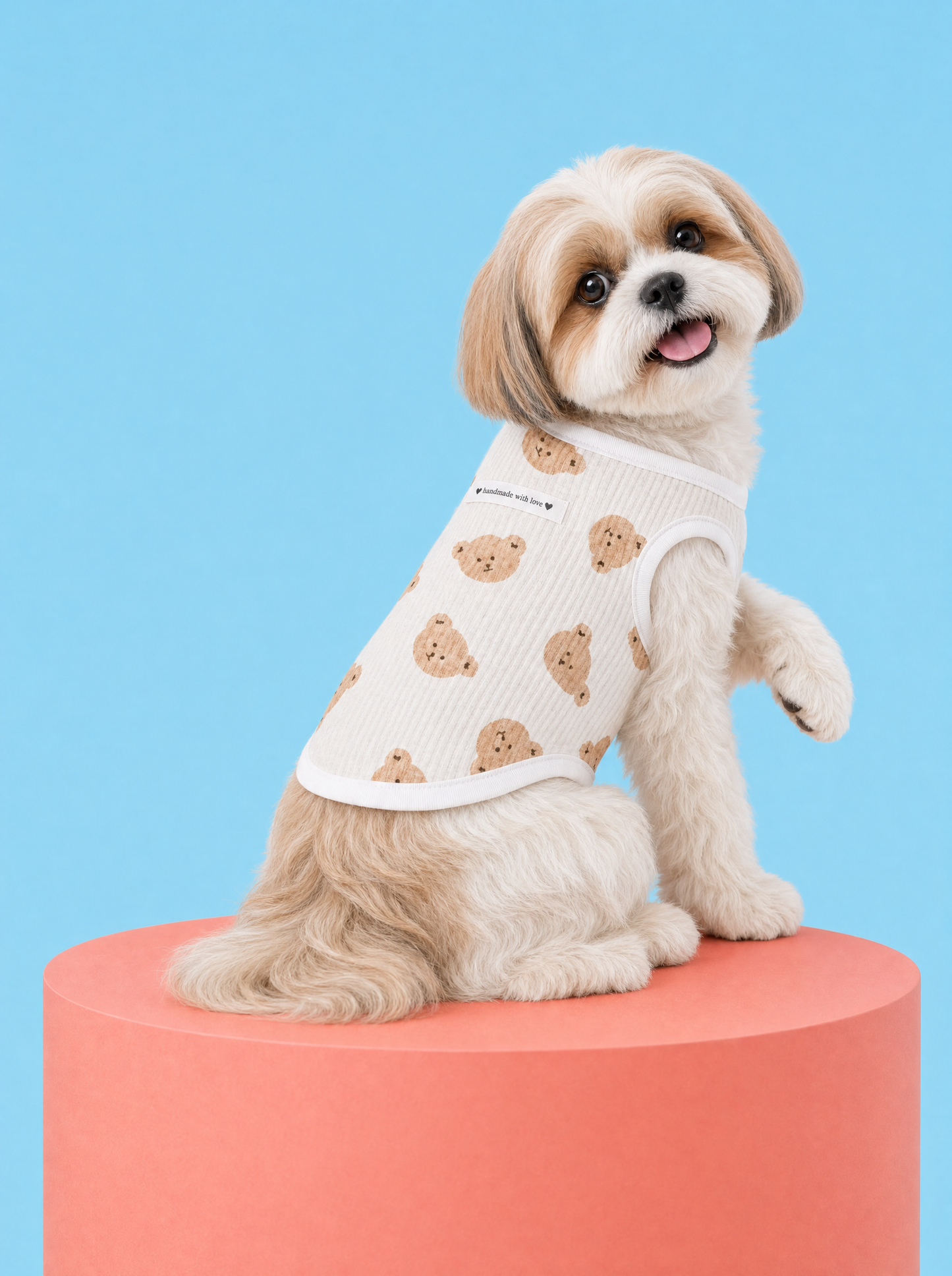 Cuddly Teddy Ribbed Pet Tank