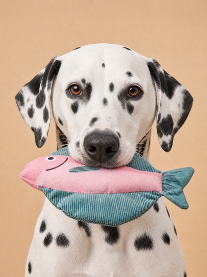 Happy Fish Crinkle Plush Toy