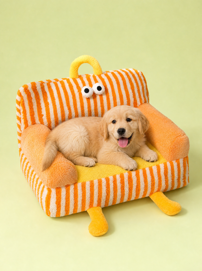 Sunny Stripe Snuggle Sofa