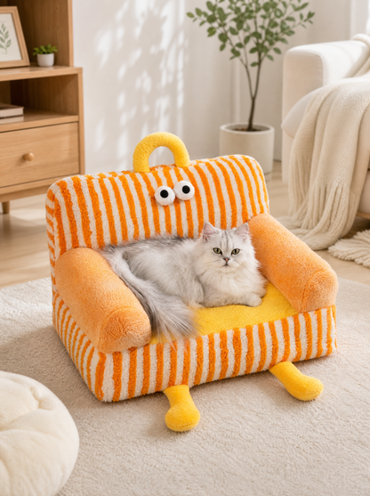Sunny Stripe Snuggle Sofa