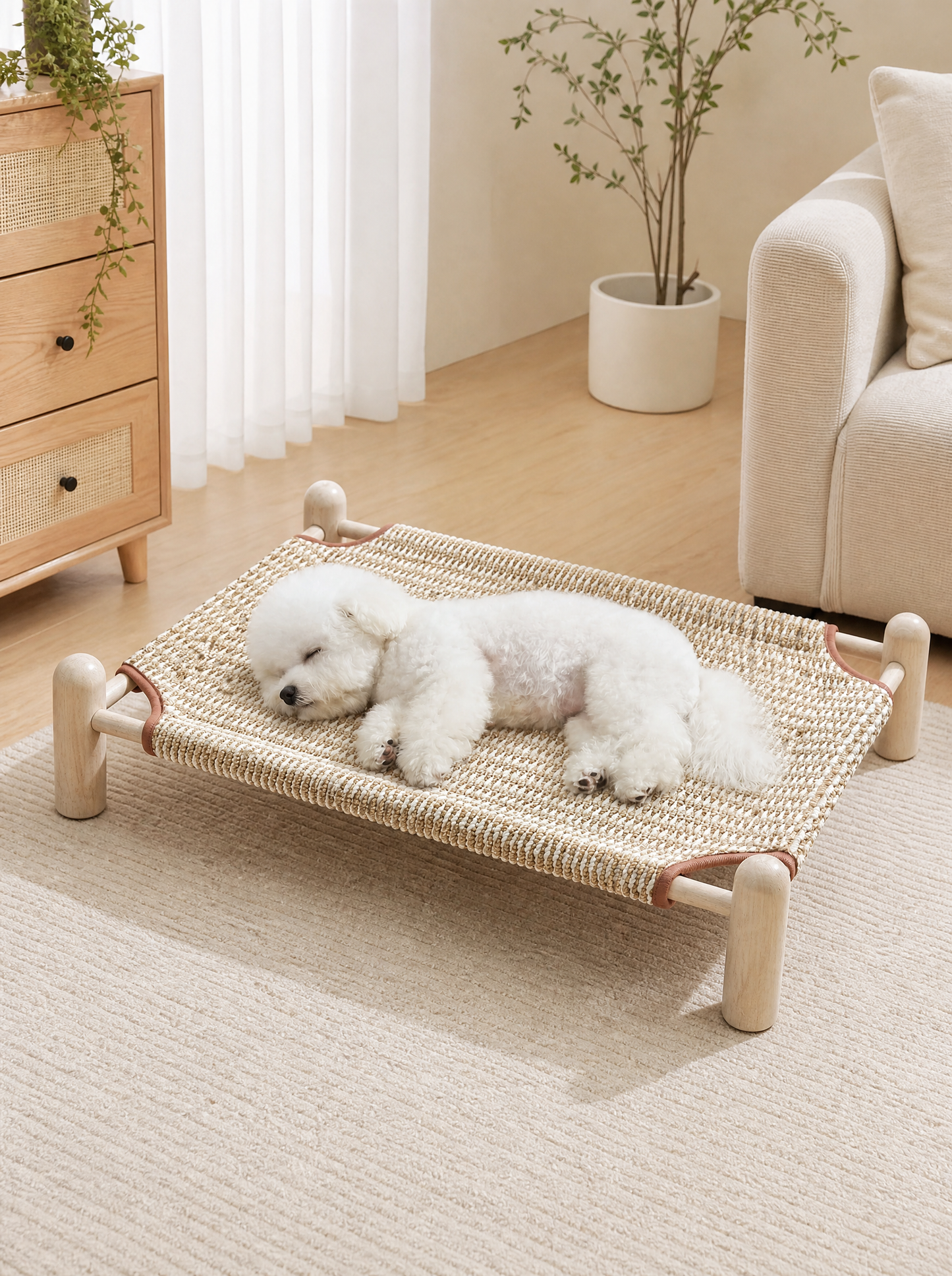 Breezy Woven Pup Cot