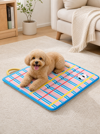 Rainbow Stripe Pup Mat