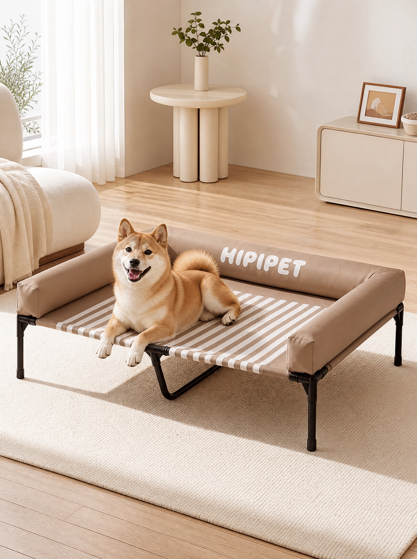 Sandy Stripe Lounge Cot