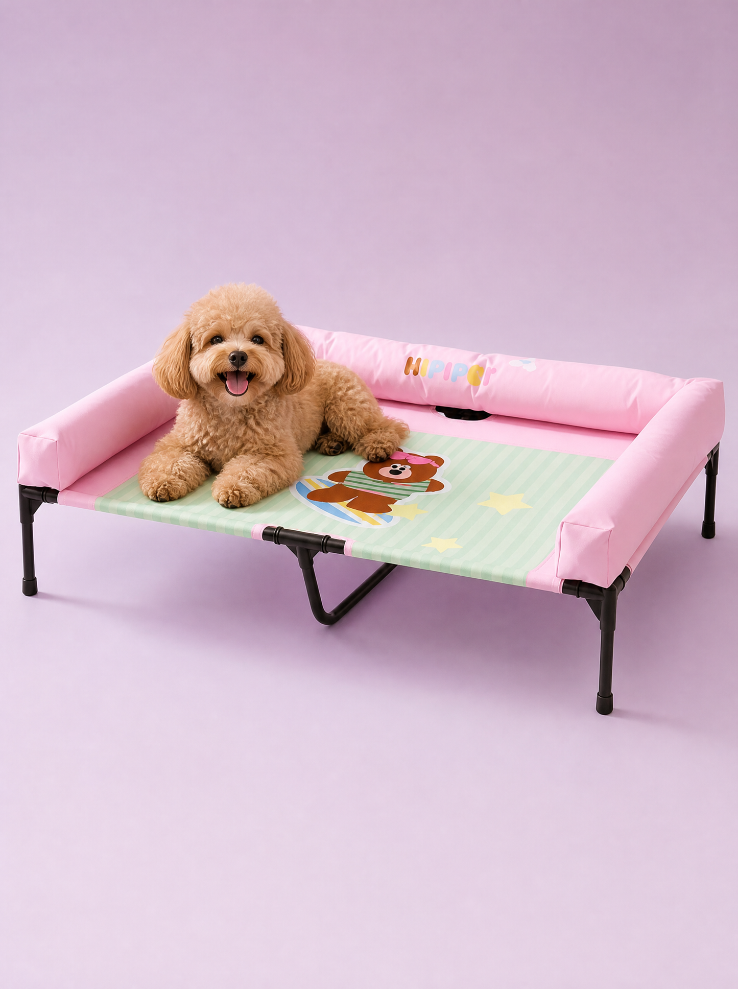 Pink Bear Dream Cot