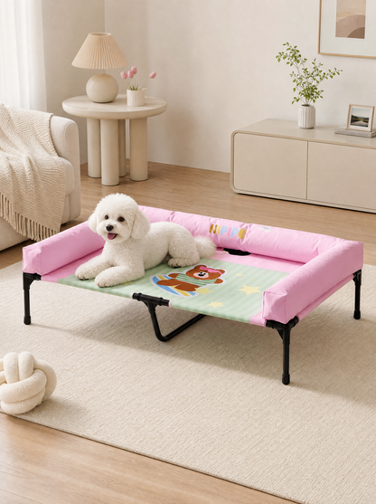 Pink Bear Dream Cot