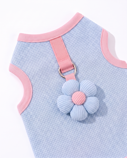 Blue Berry Daisy Harness Vest