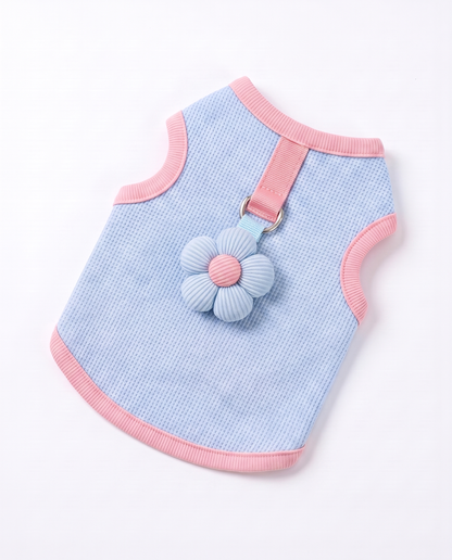Blue Berry Daisy Harness Vest
